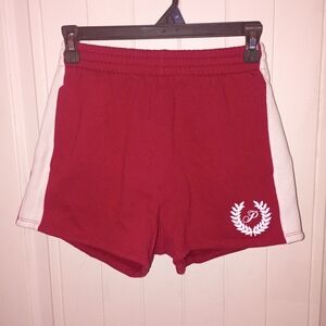 Victoria's Secret Red Shorts with White Accents